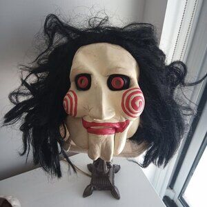SAW movie mask, Billy the Puppet, Jigsaw